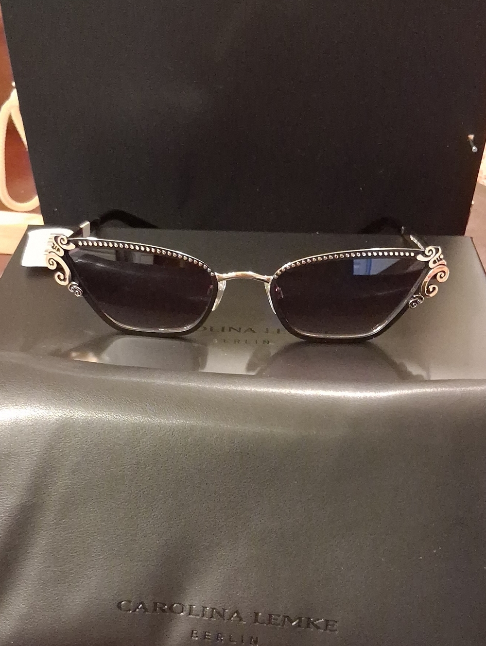 Carolina Lemke Vegas CL3467-1 Black And Gold New With Original Packaging